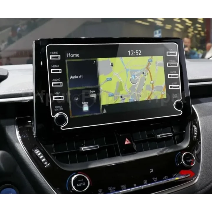 Toyota Corolla Multimedya & Navigasyon 8 İnç İle Uyumlu Ekran Koruyucu Parlak Nano