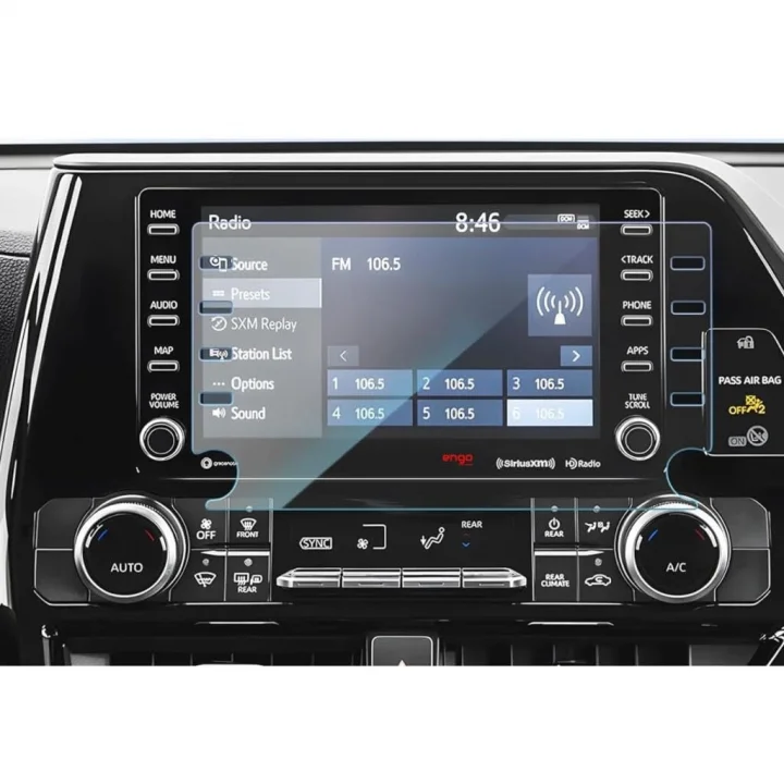 Toyota Rav4 8 İnç İle Uyumlu Ekran Koruyucu Multimedya Navigasyon