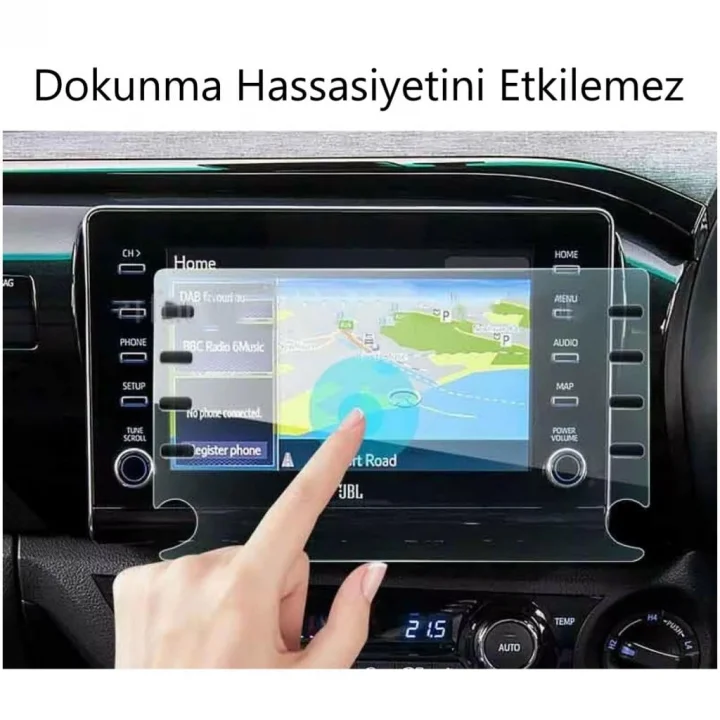 Toyota Rav4 8 İnç İle Uyumlu Ekran Koruyucu Multimedya Navigasyon