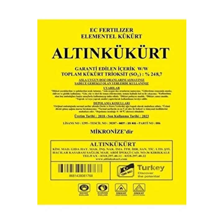 Toz Kükürt 5kg