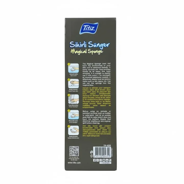 TP-435 Magical Sponge Sihirli Temizlik Süngeri 2li Paket