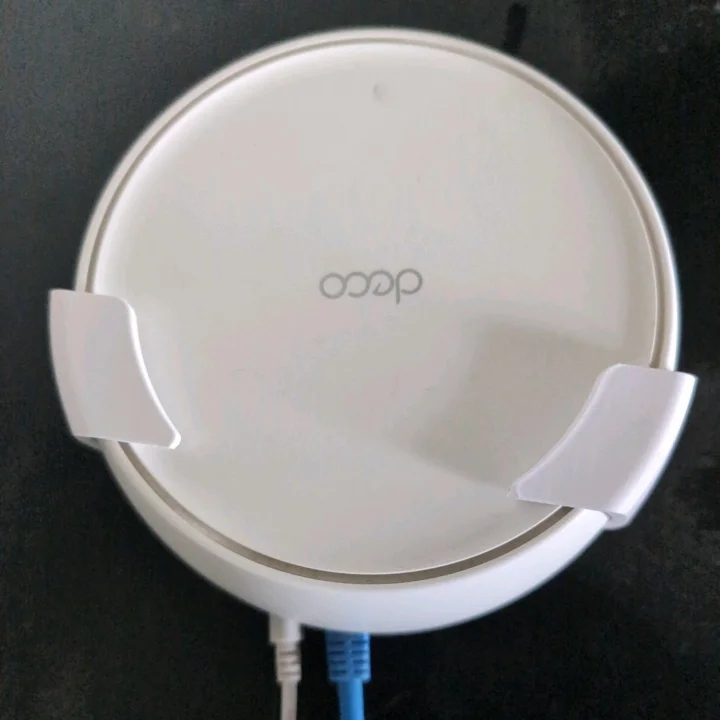 TP-Link Deco BE25 ve BE22 Uyumlu Duvar Askı Standı - Beyaz WiFi 7 Mesh Montaj Aparatı