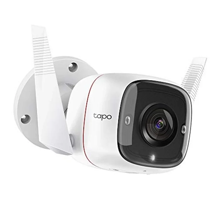 TP-Link TC65, 2K 3MP, Hareket Algılama, IP66 Su Geçirmez, 30m Gece Görüşü, Çift Yönlü Ses, Bulut/Yerel Depolama, Sesli ve Işıklı Alarm, Dış Mekan Wi-Fi/Ethernet Güvenlik Kamerası