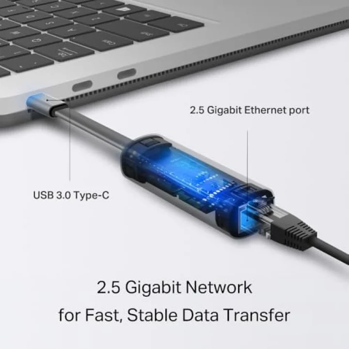 TP-Link UE302C, USB Type-C den 2.5 Gigabit Ethernet Adaptörü