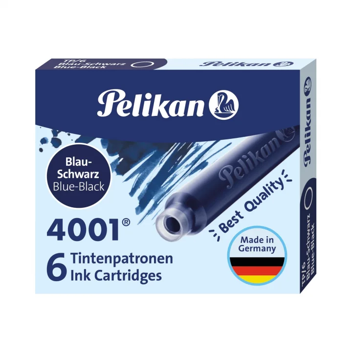 Tp6X Dolma Kalem Kartuşu Mavi Siyah Tp6Xms