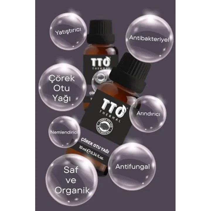 TTO Thermal Çörek Otu Yağı 10 Ml – Antioksidan & Cilt Bakım Yağı