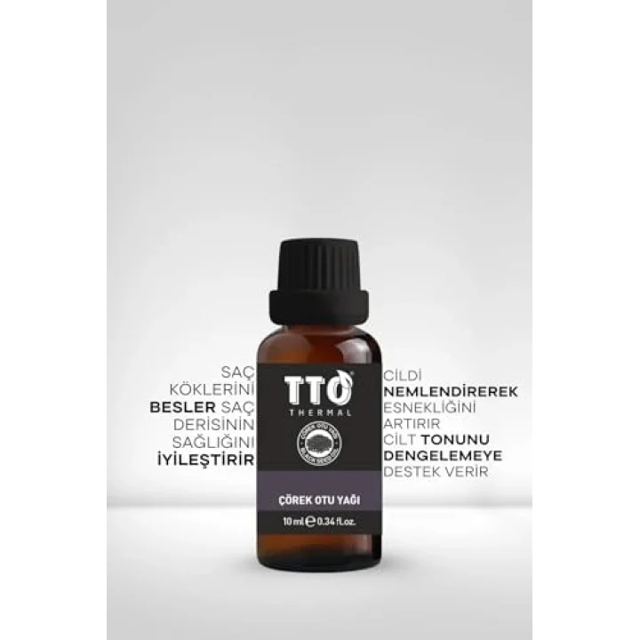 TTO Thermal Çörek Otu Yağı 10 Ml – Antioksidan & Cilt Bakım Yağı