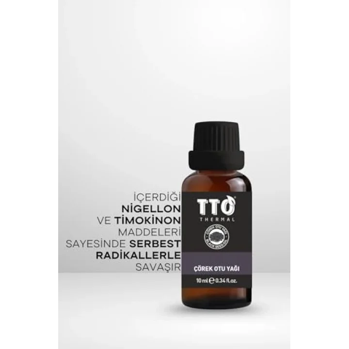 TTO Thermal Çörek Otu Yağı 10 Ml – Antioksidan & Cilt Bakım Yağı