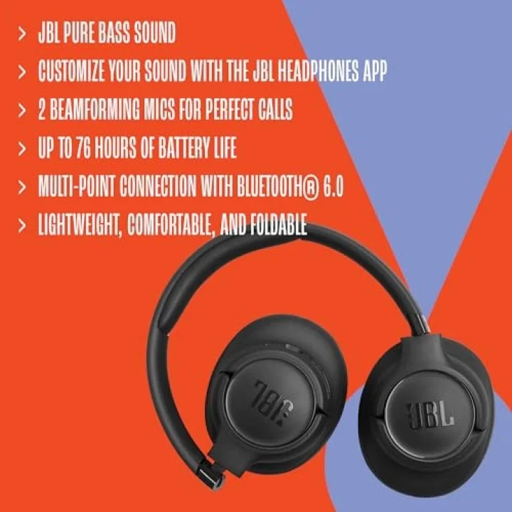 Tune 730BT Wireless Kulaklık, CT, OE,Mavi