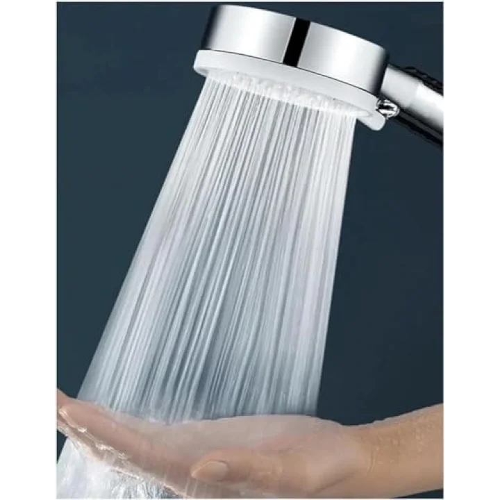Turbo Duş Başlığı 5 Fonksiyonlu Yüksek Basınçlı El Duşu, Handshower (Renk : Asorti)