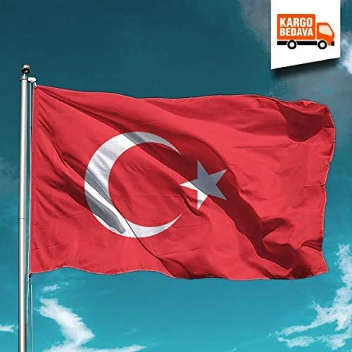 Türk bayrağı 400x600 cm Raşel Kumaş