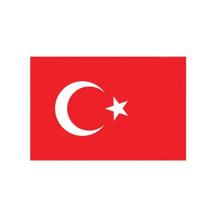 Türk Bayrağı 70x105 Alpaka Kumaş Yüksek Kalite Fabrikasyon Baskı