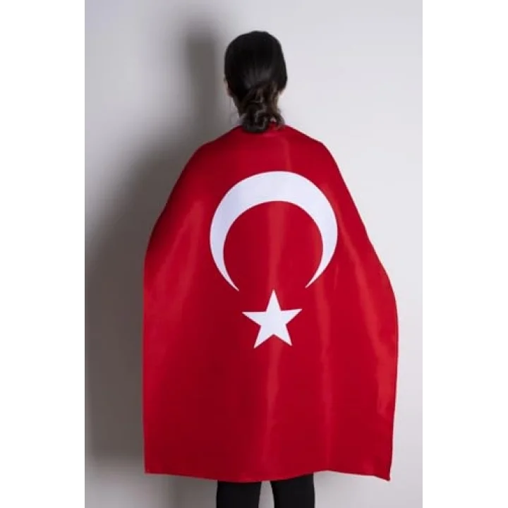 Türk Bayrağı 70x105 Alpaka Kumaş Yüksek Kalite Fabrikasyon Baskı