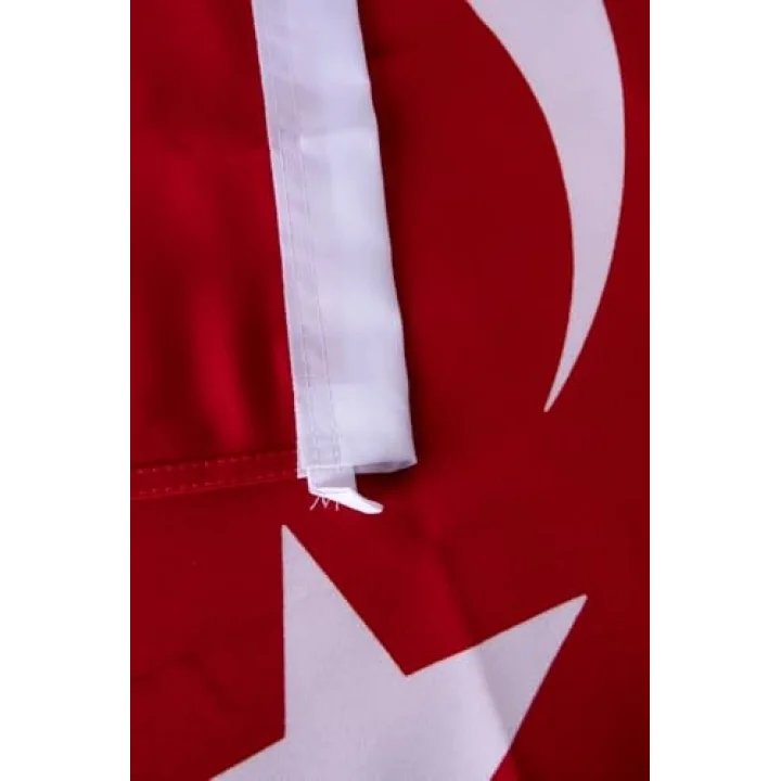 Türk Bayrağı 70x105 Alpaka Kumaş Yüksek Kalite Fabrikasyon Baskı