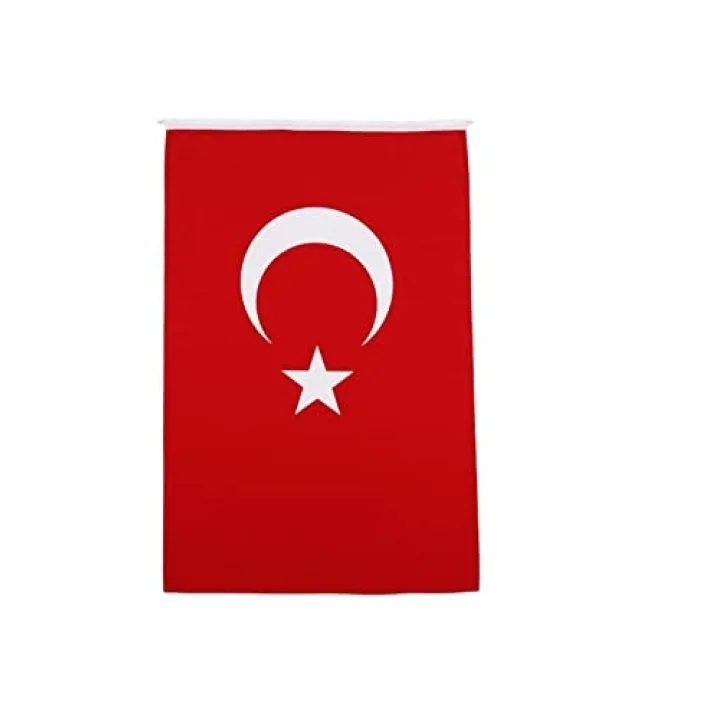 Türk Bayrağı Alpaka Kumaş 100x150cm. (Kırmızı / 100 x 150 cm)