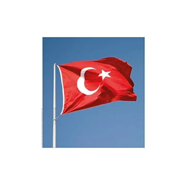 Türk Bayrağı Alpaka Kumaş 100x150cm. (Kırmızı / 100 x 150 cm)