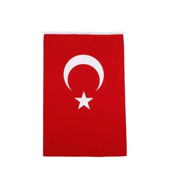Türk Bayrağı Alpaka Kumaş 100x150cm. (Kırmızı / 100 x 150 cm)