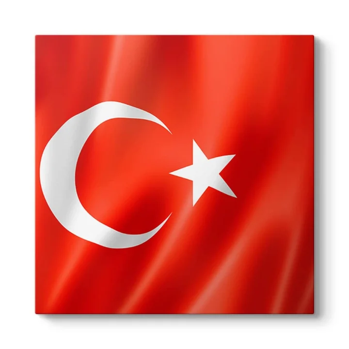 Türk Bayrağı Tablosu 100 x 100