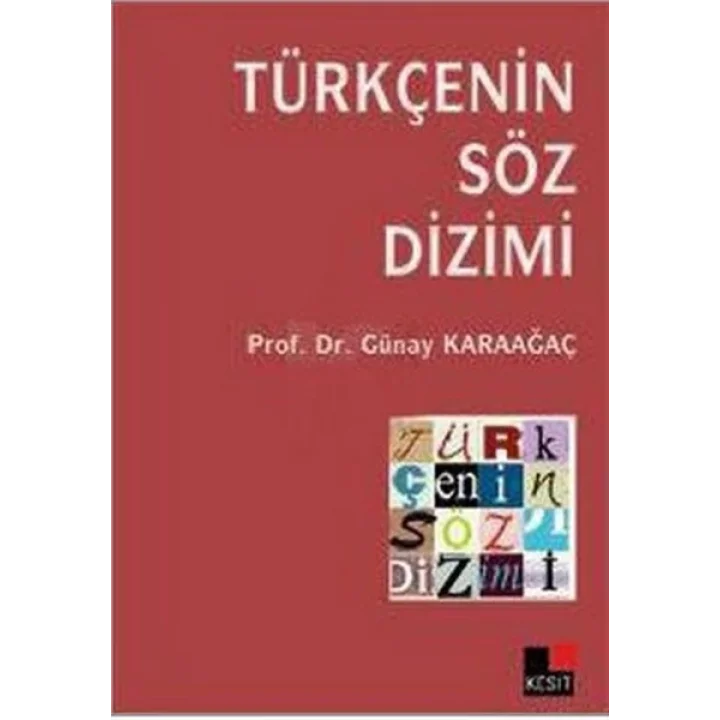 Türkçenin Söz Dizimi