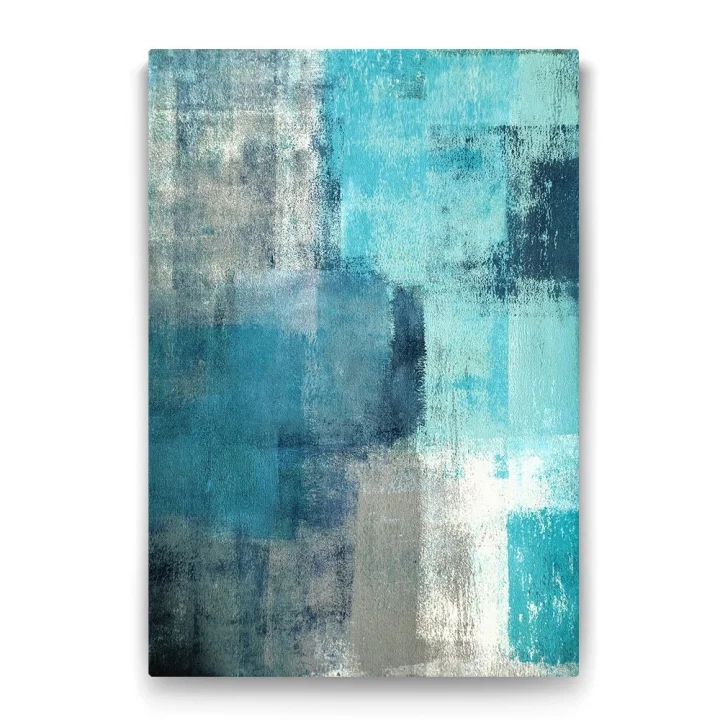 Turkuaz Mavisi Tablo - 80x125cm