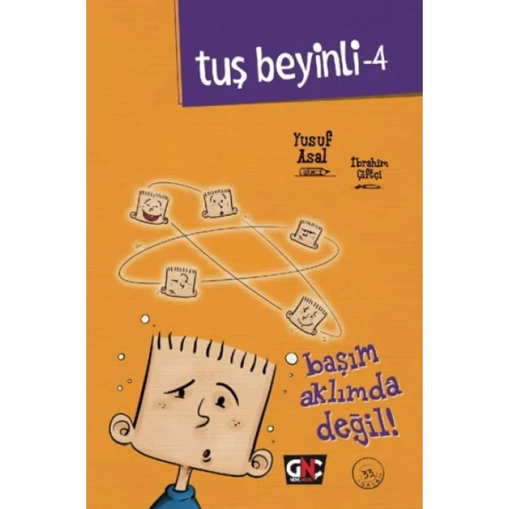 Tuş Beyinli 4 - Başım Aklımda Değil (Ciltli)