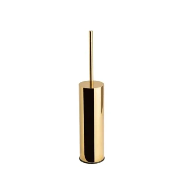 Tuvalet Fırçalığı Gold Renk 424X84X84 Mm