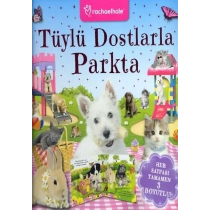Tüylü Dostlarla Parkta - 3D Lisanslı Kitaplar