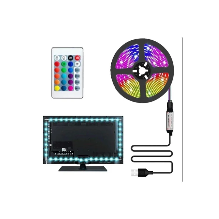 Tv Arkası 3 Mt Usb Rgb Şerit Led Ct-4566 HSPLİNM-3609