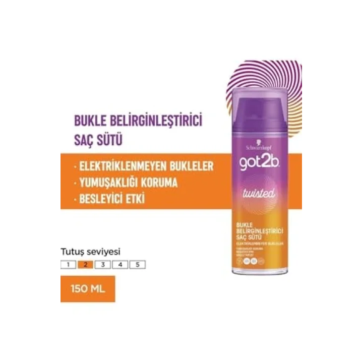 Twisted Bukle Belirginleştirici Saç Sütü, 150 ml MDTZT1006385