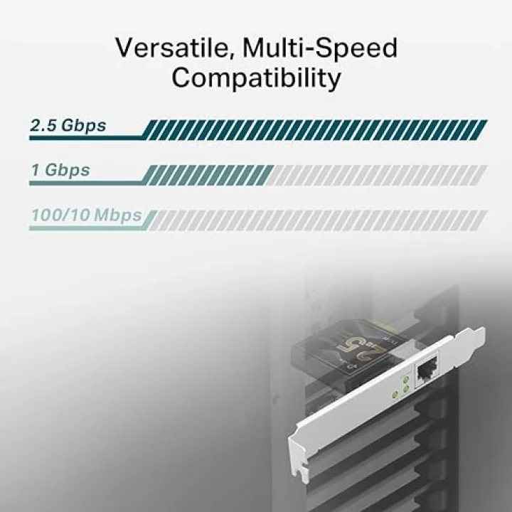 TX201, 2.5 Gigabit PCIe Ağ Adaptörü