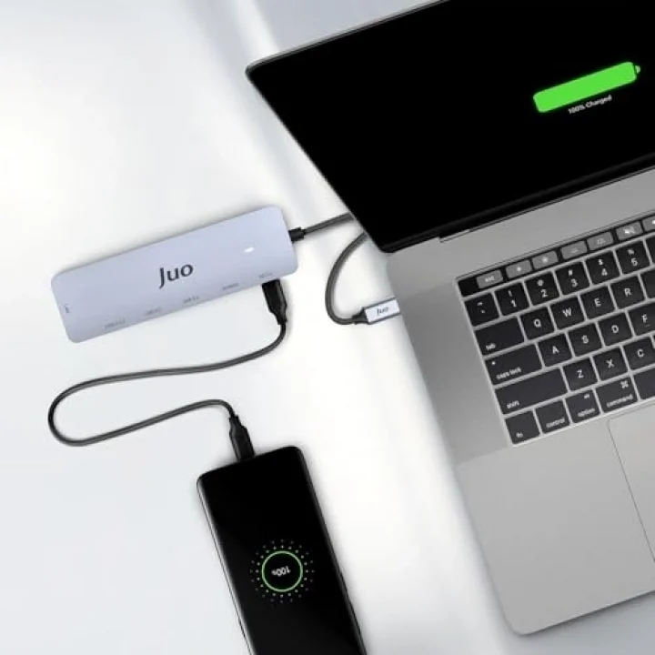 Type-C 2*HDMI Dual MST 4K 60Hz Gigabit Ethetnet Dönüştürücü 100W USB 3.2 Çoklayıcı Hub