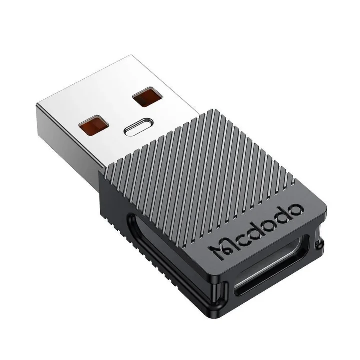 Type-C 5A To Usb A 2.0 Dönüştürücü, Siyah
