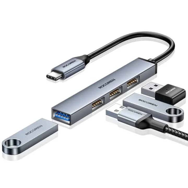 Type-C 5Gbps 4 Portlu USB-A 3.0 Çoklayıcı Dönüştürücü Hub
