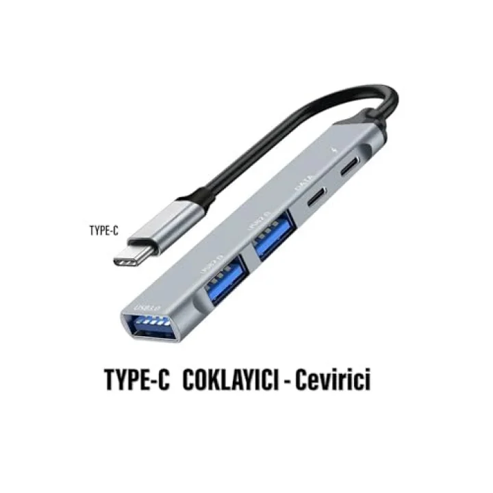 Type C Çevirici USB Dönüştürcü Çoklayıcı Tablet Bilgisayar Telefon Type-C USB Çoklayıcı HUB