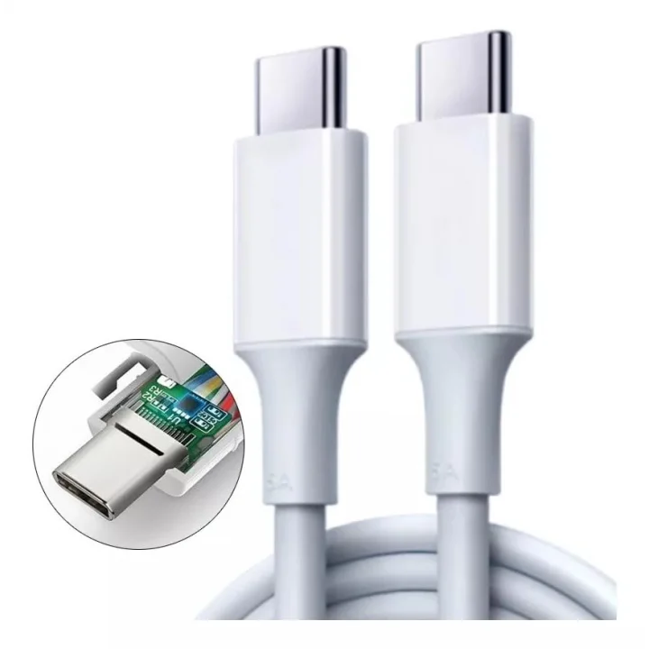 Type-C Pd Kablo 100 Cm Şarj ve Data Kablosu 60W 3.4 Amper Hızlı Şarj Kablosu Usb C to usb c