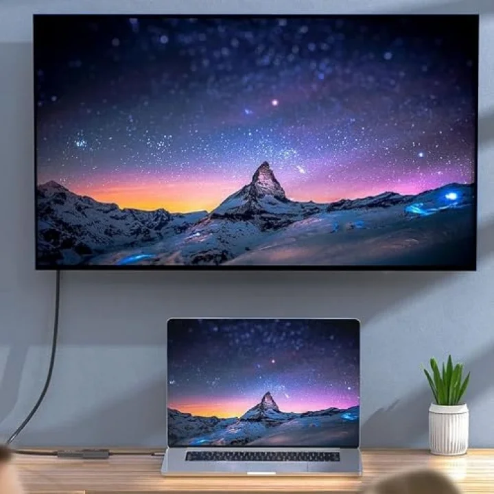 Type-C to Displayport Adaptör USB C DP Çevirici Notebook PC Bilgisayar Uyumlu HC67 (HDMI değildir)