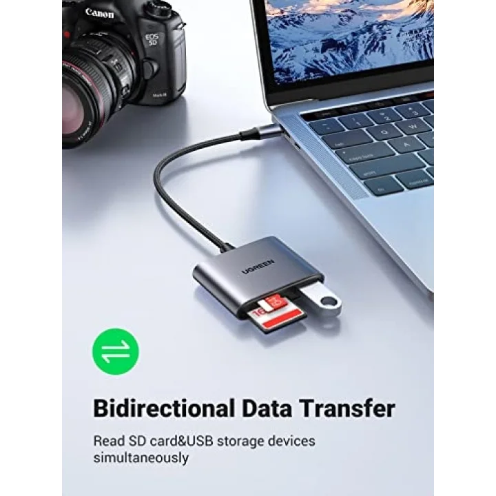 Type-C to SD Micro SD TF USB Kart Okuyucu Adaptör