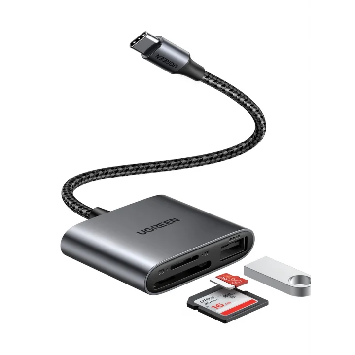 Type-C to SD Micro SD TF USB Kart Okuyucu Adaptör