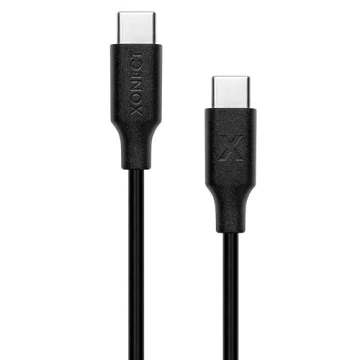 Type-C to Type-C ile Uyumlu iPhone ve Samsung ile Uyumlu Hızlı Şarj ve Data Kablosu 100 cm (Siyah)