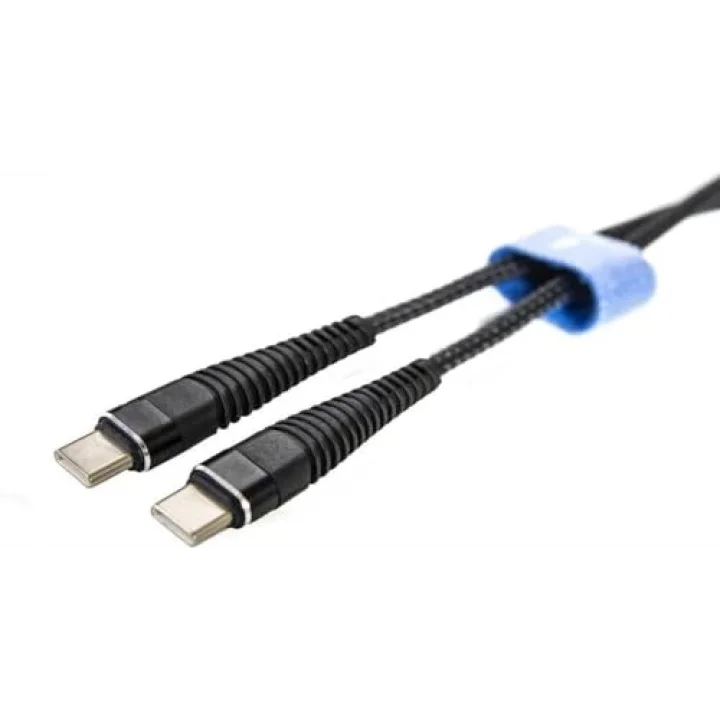 Type-C To Type-C PD 5A 32W Örgülü Hızlı Şarj ve Data Kablosu 1 Metre