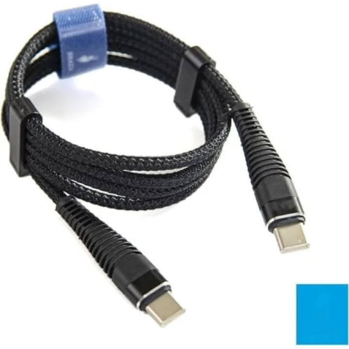 Type-C To Type-C PD 5A 32W Örgülü Hızlı Şarj ve Data Kablosu 1 Metre