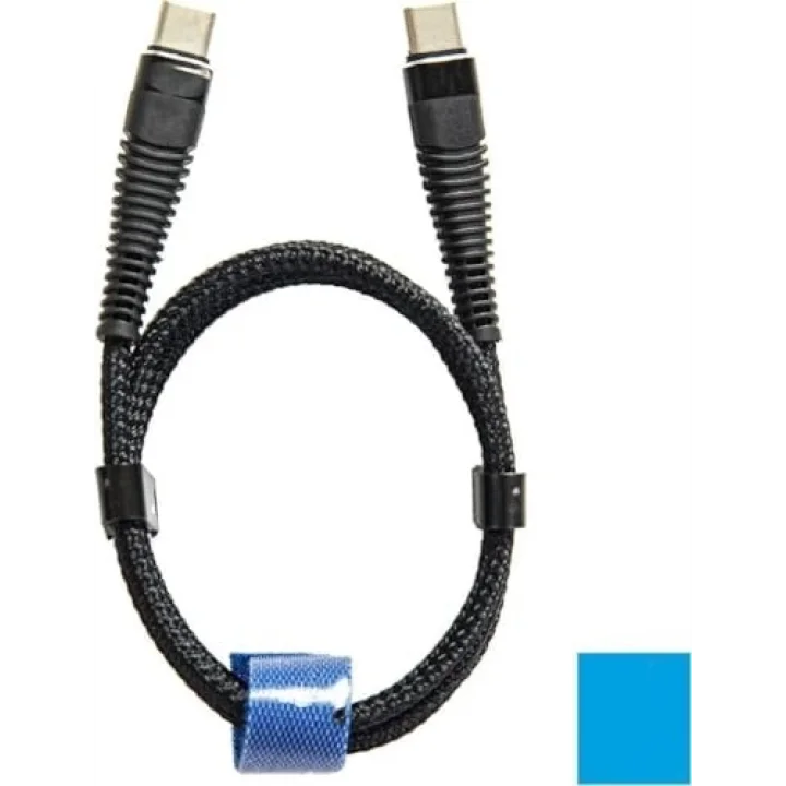 Type-C To Type-C PD 5A 32W Örgülü Hızlı Şarj ve Data Kablosu 1 Metre