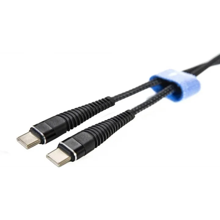 Type-C To Type-C PD 5A 32W Örgülü Hızlı Şarj ve Data Kablosu 1 Metre