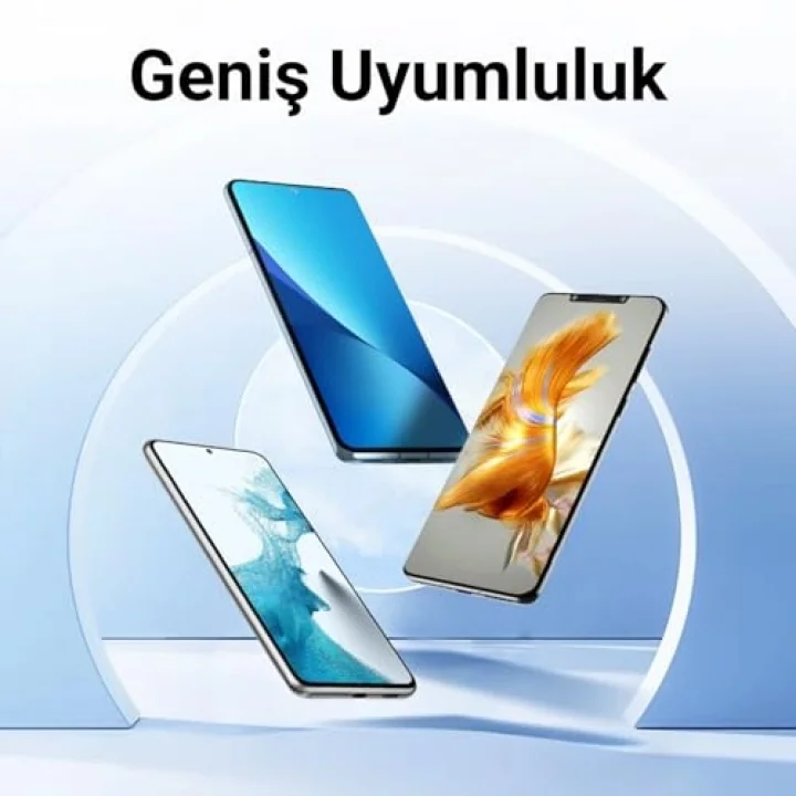 Type-C to USB-A RGB Aydınlatmalı 3A Hızlı Şarj ve Data Kablosu 1 Metre