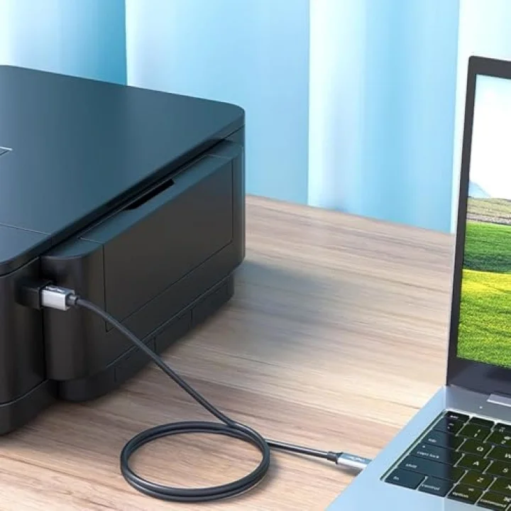 Type-C to USB-B Yazıcı Kablosu 1.5 Metre
