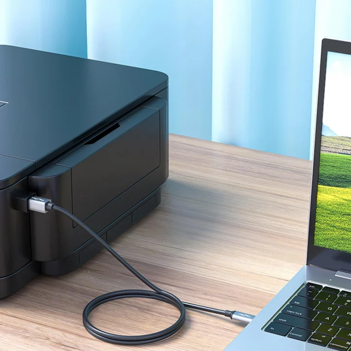 Type-C to USB-B Yazıcı Kablosu 1.5 Metre