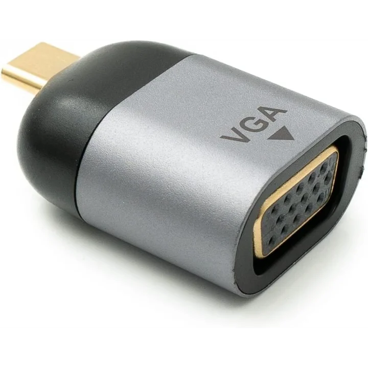 Type-C to VGA Çevirici Adaptör - Macbook ve Notebook Uyumlu USB C to VGA Adaptör S1723