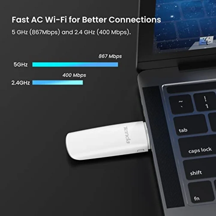 U12 1200mbps Dual Band USB 3.0 Kablosuz Adaptör
