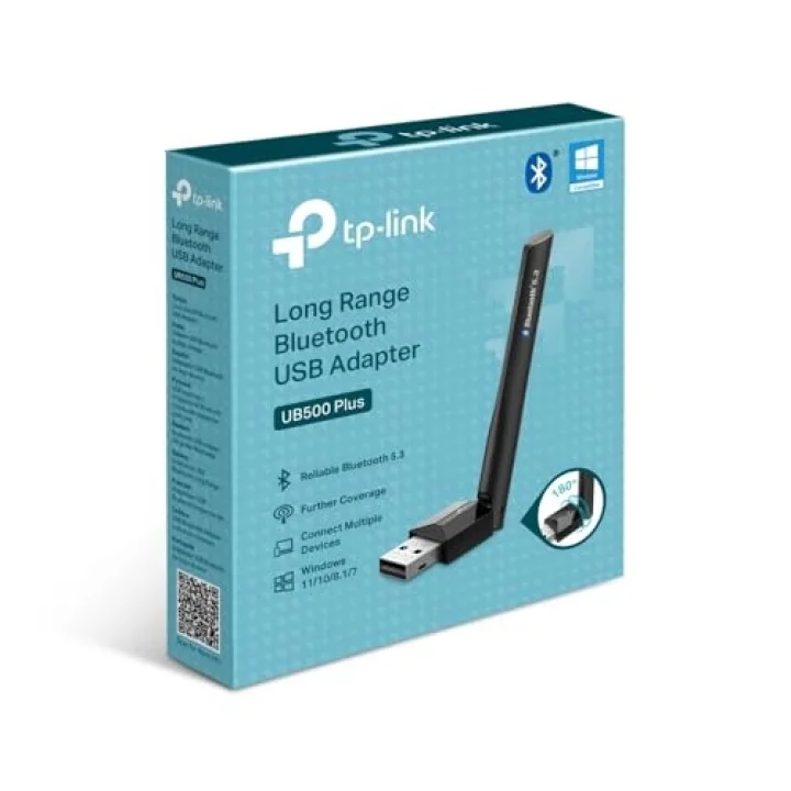 UB500 Plus, Ayarlanabilir Harici Antenli, Yüksek Çekim Güçlü Bluetooth 5.4 USB Adaptör