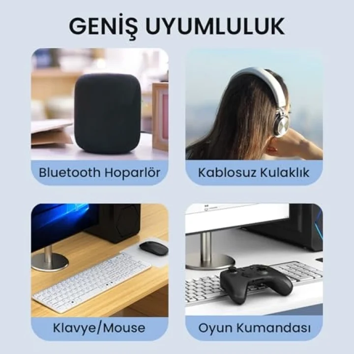 UB503 Bluetooth 5.3 Adaptör Mini USB Dongle